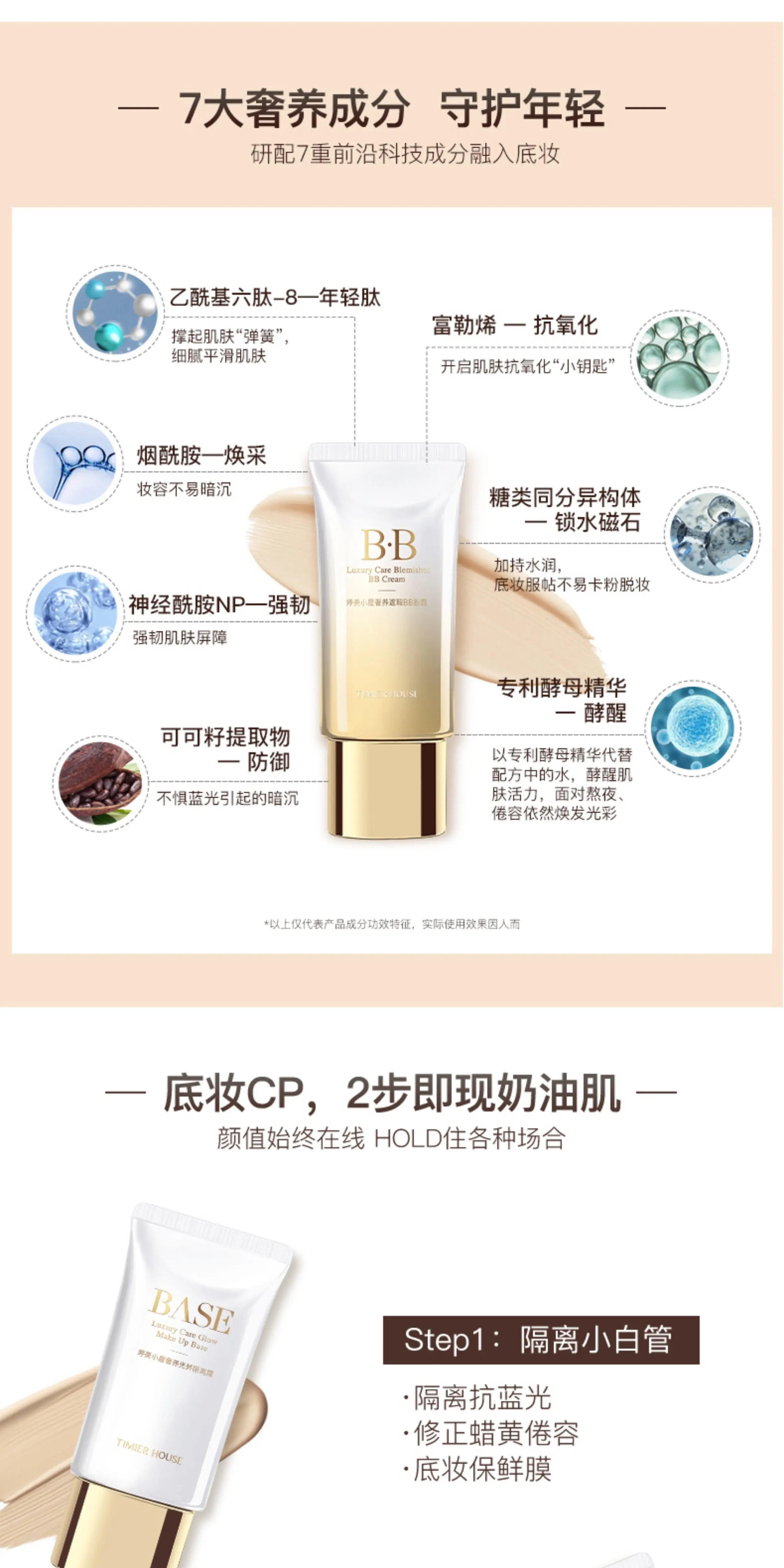 TingMei Luxury Concealer BB Cream